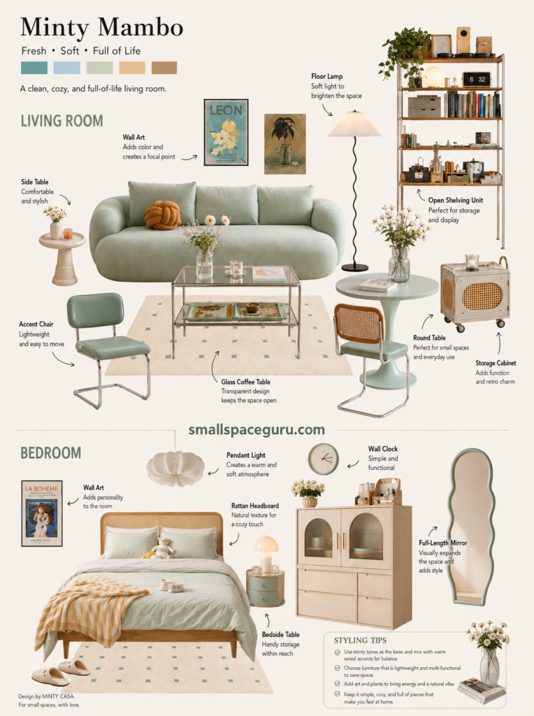 Complete Minty Mambo Home Palette Smart Decor Ideas for Small Spaces 1